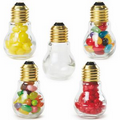 Light Bulb Shape Jar Small w/Jelly Beans